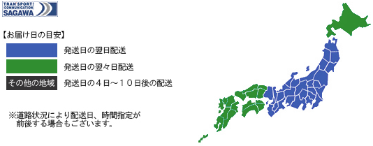 佐川急便(お届けの日の目安)